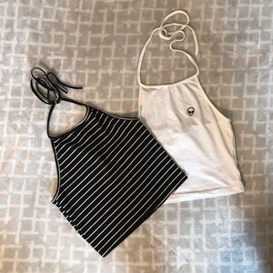 2/20 Halter Brandy alien and striped